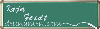 Kaja Feidt Visitenkarte